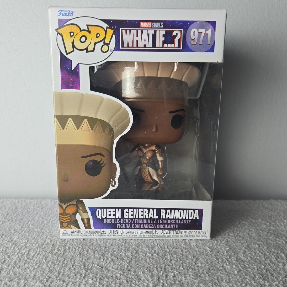 MARVEL: WHAT IF...? Queen General Ramonda Funko Pop! 971-3 for $25